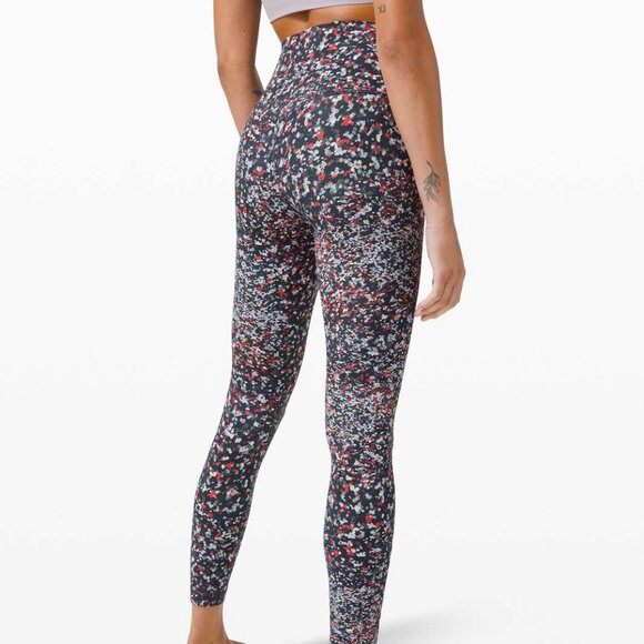 Lululemon Align Pant 25" Nulu In Water Blossom Multi Size 6 - Picture 2 of 7